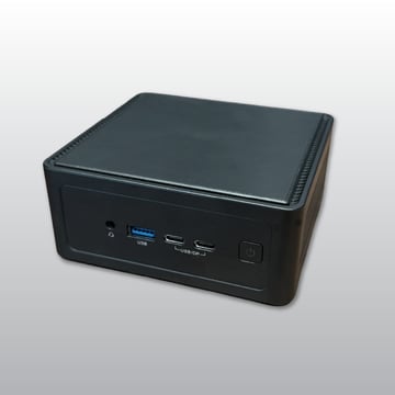 axelera.live Mini PC with M2 Max Front Angle Image